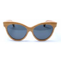Valencia - Honey Bamboo Sunglasses